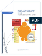 Estrategias para El Combate de La Obesidad en México