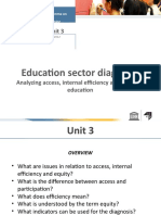 Akses, Efisiensi Internal, Equity