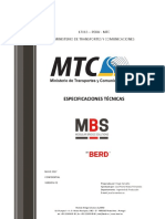 MBS - Especificaciones Técnicas