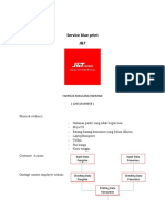 Service Blue Print J&T: Input Data Pengirim Input Data Penerima