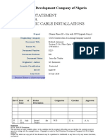 Section C-3a - Fibre Optic Cable Installation Method Statement