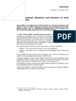 EU Enlargement: Questions and Answers On Food Safety Issues: MEMO/03/88