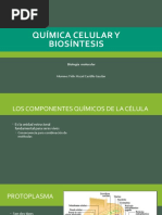 Capítulo 2. Química Celular y Biosíntesis