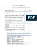 Scope of Work Responsibilities Plus Operating Spec