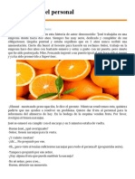 Naranja para El Personal