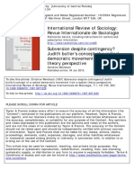 Weinbach, Christine - Subversion Despite Contingency99 Judith Butler's Concept of A Radical Democratic Movement From A System Theory Perspective