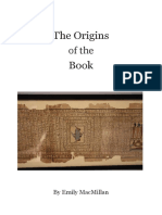 The Origins of The Book by Emily MacMillan