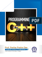 Programming In: Prof. Partha Pratim Das