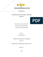 ACTIVIDAD No 4 ANÁLSIS DEL SECTOR ECONÓMICO - TERCIARIO