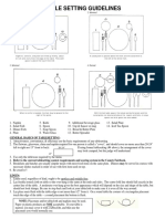 Table Setting Guidelines: 1. Informal 2. Informal