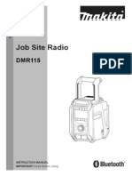 Job Site Radio: Instruction Manual IMPORTANT: Read Before Using