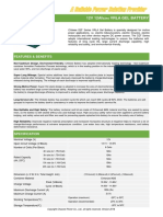 6-DZ F-12 12V 12ah Vrla Gel Battery: Features & Benefits