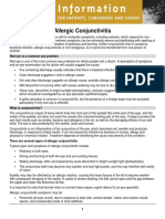 Allergic Conjunctivitis: Ascia Information For Patients, Consumers and Carers