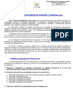 Programación Docente de Audición y Lenguaje PDF