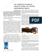 Divisores Capacitivos de Potencia y Transformadores Opticos