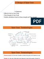 UNIT-2 Design of Spur Gear