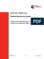 Owner Owner Manual Manual: Remote Monitoring System