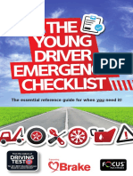 The Young Driver Emergency Checklist: The Essential Reference Guide For When You Need It!