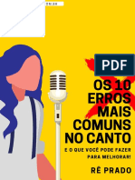 Rê Prado - Os 10 Erros Mais Comuns No Canto