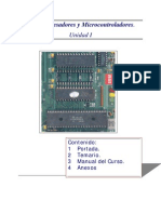 Curso Microprocesadores y Microcontroladores Unidad 1