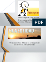 PRINCIPIOS Honestidad y Autoridad