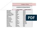 3 - Ordenar y Filtrar