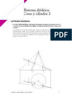 Sistema Diédrico - Cono y Cilindro Ii