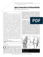 The Ligament Injury Connection To Osteoarthritis: Wonder Why?