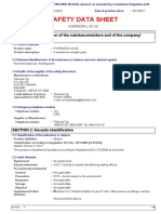 Safety Data Sheet: SECTION 1: Identification of The Substance/mixture and of The Company/ Undertaking