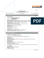 MSDS Bolidt Future Teak (01 A en GHS) 111 PDF