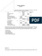 Problem No. 1: Business Combination Quiz No. 2