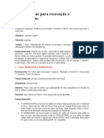 30 Dinâmicas para Recreação e Descontração