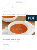 Sopa de Tomate PDF