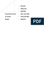 Bch3701 Answer Sheet Complete