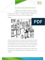 Anexo 1. Caso Practico - Tarea 3 - Diseño SGSST - Etapa 1