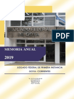 Memorial Juzgado Federal Goya