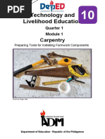 Technology and Livelihood Education: Carpentry