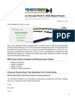 MCQ in Electronic Circuits Part 3 PDF