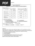 Beam Deflection If Minimum Thickness Is Not Satisfied, Check Beam Deflection