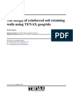 The Design of Reinforcement Soil Retaining Wall Using TENAX Geogrids PDF