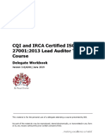 CQI and IRCA Certified ISO/IEC 27001:2013 Lead Auditor Training Course