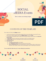 Social Media Events by Slidesgo