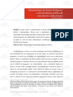 Epistemologia Do Ensino Religioso João Decio