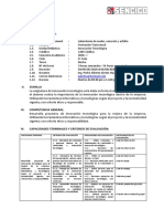 Programa Analitico 2020 I Innovacion Tecnologica Laboratorio Martes 08 30pm