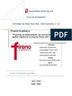 Informe de Práctica Pre - Profesional : Proyecto Académico