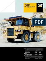 Cat 769D 12-2001 Dumper PDF