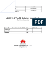 eRAN13.0 LTE VoLTE Solution User Guide-V1.2