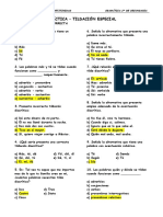 Práctica Tildación Especial