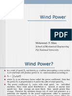 Wind Power: Mohammed. N. Khan