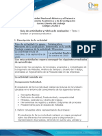 Guía de Actividades y Rúbrica de Evaluación - Unidad 1 - Tarea 1 - Analizar Un Proceso Productivo